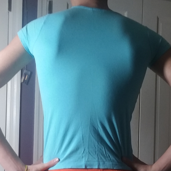 Blue with Front Print T-Shirt - Picture 3 of 3